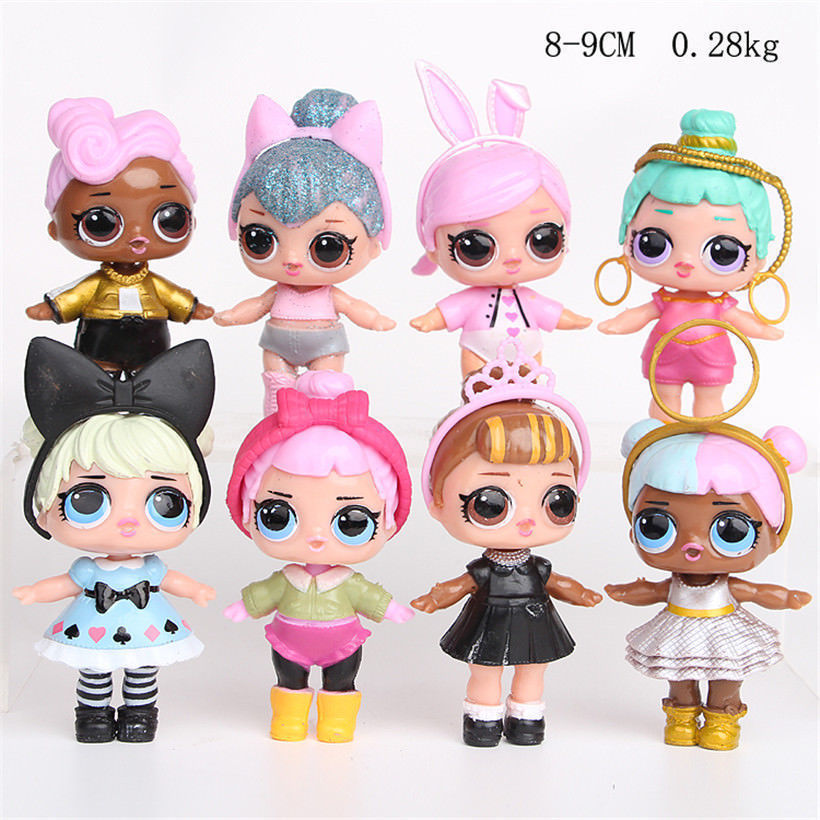 kids playing with lol dolls